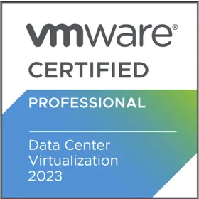 VMware Certified Professional badge, Data Center Virtualization 2023